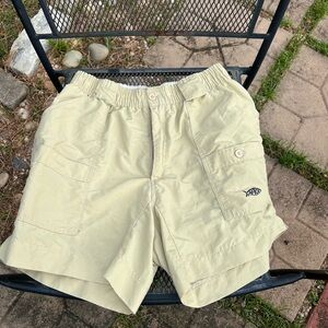 Men’s khaki colored aftcos size 32